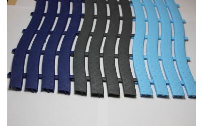 Shower Room Safety Matting Navy Blue