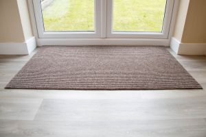 Hard Wearing ADEM Rib Entrance Mat 11mm Beige Various Sizes